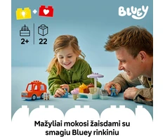 LEGO® DUPLO® Išvyka į ledainę su Bluey Žaislas 10458