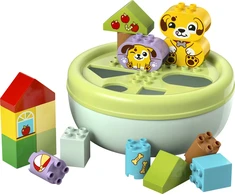 LEGO® DUPLO® Mano pirmasis formų rūšiavimo žaislas: šuniuko namas 10441