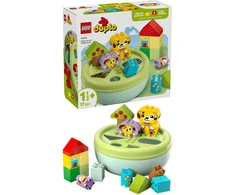 LEGO® DUPLO® Mano pirmasis formų rūšiavimo žaislas: šuniuko namas 10441