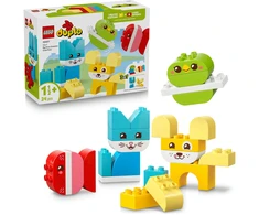 LEGO® DUPLO® mano pirmieji „3 in 1“ kūrybiški gyvūnėliai 10477
