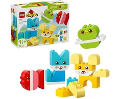 LEGO® DUPLO® mano pirmieji „3 in 1“ kūrybiški gyvūnėliai 10477