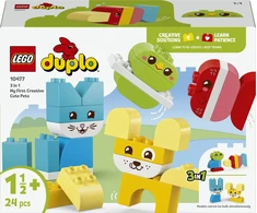 LEGO® DUPLO® mano pirmieji „3 in 1“ kūrybiški gyvūnėliai 10477