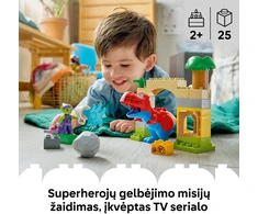 LEGO® DUPLO® „Marvel“ Voriukas tiranozauras prieš Žaliąjį gobliną, 10463