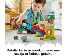 LEGO® DUPLO® „Marvel“ Voriukas tiranozauras prieš Žaliąjį gobliną, 10463