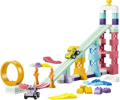 LEGO® DUPLO® Town „3 in 1“ kūrybiškos rampos su automobiliais 10478