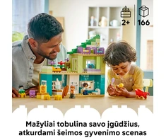 LEGO® DUPLO® Town „3 in 1“ modernus šeimos namas su figūrėlėmis 10470