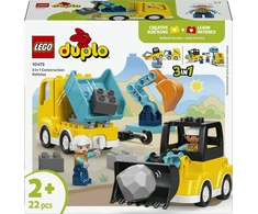 LEGO DUPLO Town Statybų mašinos 3 viename 10475