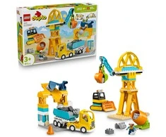 LEGO® DUPLO® Town „3 in 1“ statybvietė ir transporto priemonės 10476