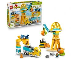 LEGO® DUPLO® Town „3 in 1“ statybvietė ir transporto priemonės 10476