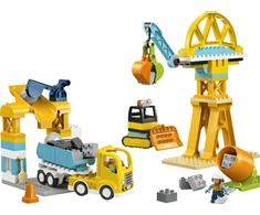 LEGO® DUPLO® Town „3 in 1“ statybvietė ir transporto priemonės 10476