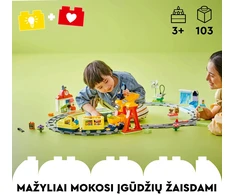 LEGO® DUPLO Didelis interaktyvus bendruomeninis traukinys (10428)