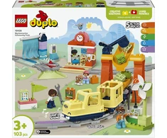 LEGO® DUPLO Didelis interaktyvus bendruomeninis traukinys (10428)