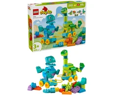 LEGO® DUPLO® Town Dinozaurai ant ratukų „trys viename“ 10451