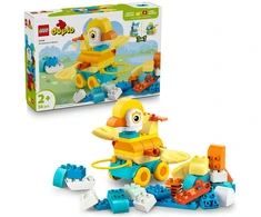 LEGO® DUPLO Gyvūnai ant ratukų „trys viename“ (10448)