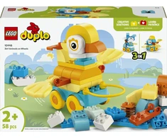 LEGO® DUPLO Gyvūnai ant ratukų „trys viename“ (10448)