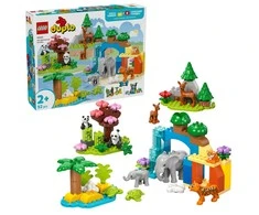 LEGO® DUPLO Laukinių gyvūnų šeimos „trys viename“ (10446)