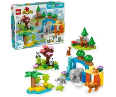 LEGO® DUPLO Laukinių gyvūnų šeimos „trys viename“ (10446)