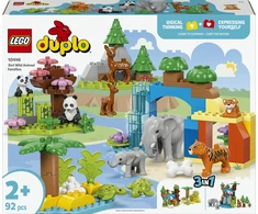 LEGO® DUPLO Laukinių gyvūnų šeimos „trys viename“ (10446)