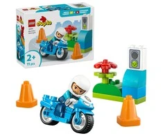 LEGO® DUPLO® Town Mėlynas policijos motociklas 10471