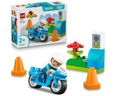 LEGO® DUPLO® Town Mėlynas policijos motociklas 10471