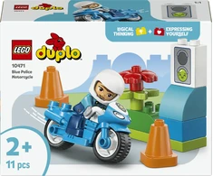 LEGO® DUPLO® Town Mėlynas policijos motociklas 10471