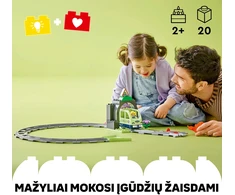 LEGO® DUPLO Traukinuko tunelio ir bėgių papildomas rinkinys (10425)