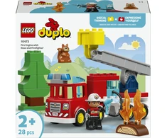 LEGO® DUPLO® Town Ugniagesių sunkvežimis su žarna ir ugniagesiu 10473
