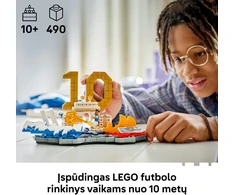LEGO® Editions Kylian Mbappé – svarbiausi futbolo įvykiai, dekoro konstravimo rinkinys vaikams, 43013