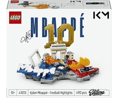 LEGO® Editions Kylian Mbappé – svarbiausi futbolo įvykiai, dekoro konstravimo rinkinys vaikams, 43013