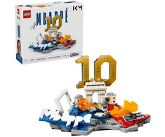 LEGO® Editions Kylian Mbappé – svarbiausi futbolo įvykiai, dekoro konstravimo rinkinys vaikams, 43013