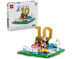 LEGO® Editions Lionel Messi – svarbiausi futbolo įvykiai, dekoro konstravimo rinkinys vaikams, 43011