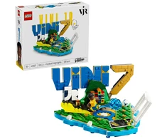 LEGO® Editions Vini Jr. – svarbiausi futbolo įvykiai, dekoro konstravimo rinkinys vaikams, 43027