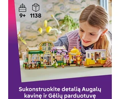 LEGO® Friends Augalų kavinė ir gėlių parduotuvė 42671