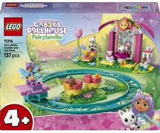 LEGO® Gabby lėlių namai Fėjų linksmieji kalneliai ir arbatos vakarėlis 11214