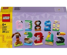 LEGO® gimtadienio skaičiai Gyvūnų tematikos dekoras 40807