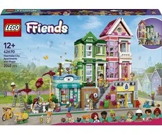 LEGO® Friends Hartleiko butai ir parduotuvės (42670)