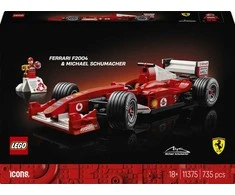 LEGO® Icons „Ferrari F2004“ ir Michael Schumacher, 11375