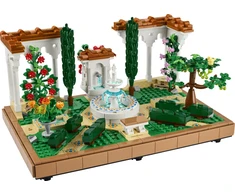 LEGO® Icons Sodas su fontanu Dekoras, rinkinys suaugusiesiems 10359