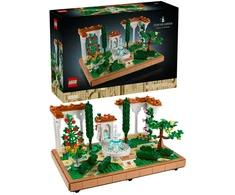 LEGO® Icons Sodas su fontanu Dekoras, rinkinys suaugusiesiems 10359