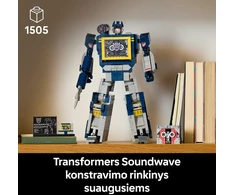 LEGO® Icons „Transformers“: Garso banga Rinkinys 10358
