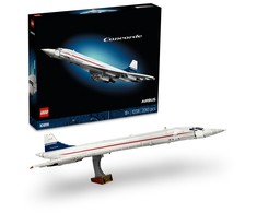 LEGO® Icons Viršgarsinis lėktuvas „Concorde“ 10318 Konstravimo rinkinys (2 083 dalys) 10318