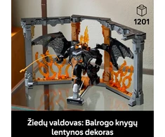 LEGO® Icons Žiedų valdovas: Balrogo knygų lentynos dekoras (10367)