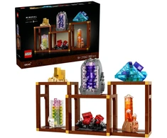 LEGO® Ideas Mineralų kolekcija, vitrina, dekoras 21362