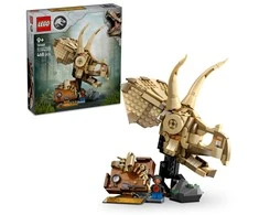 LEGO® Jurrasic World Dinozaurų fosilijos: triceratopso kaukolė (76969)