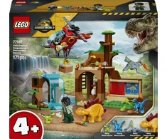 LEGO® Jurassic World Velociraptoriaus, stegozauro ir pteranodono gelbėjimas 77981