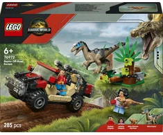 LEGO® Jurassic World Velociraptorius ir pabėgimas visureigiu (76972)