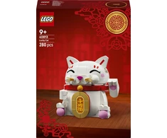 LEGO® laimę nešanti katė Sėkmę simbolizuojantis dekoras Konstravimo rinkinys 40813