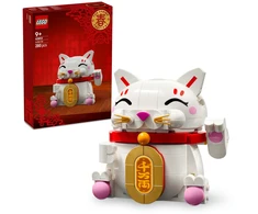 LEGO® laimę nešanti katė Sėkmę simbolizuojantis dekoras Konstravimo rinkinys 40813