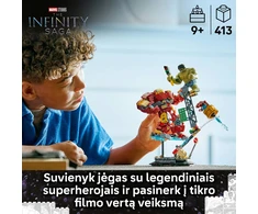 LEGO® ǀ Marvel Epinė kova: Halkbasteris prieš Halką 76343