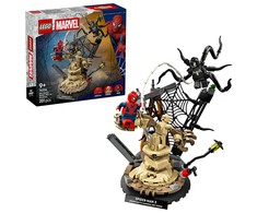 LEGO® ǀ Marvel Epinė kova: Žmogus voras prieš Smėlio žmogų ir Venomą Superherojų žaislas, 76334